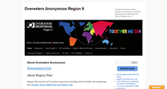 Desktop Screenshot of oaregion9.org
